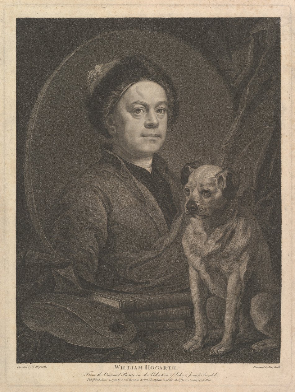 William Hogarth, 7. juni 1795. av Benjamin Smith