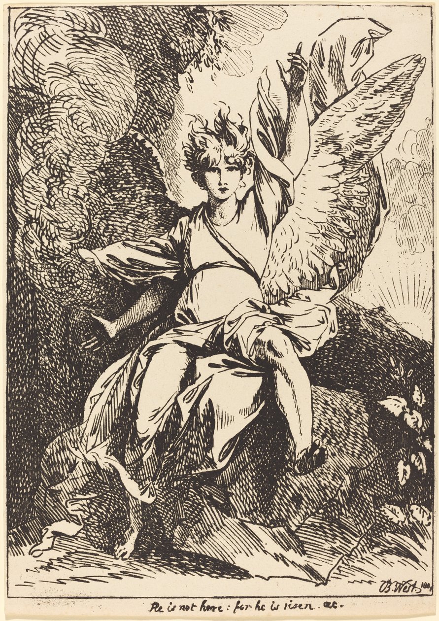 Oppstandelsens engel av Benjamin West