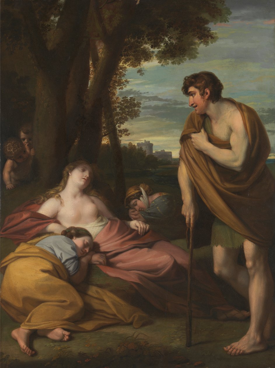 Cymon og Iphigenia av Benjamin West