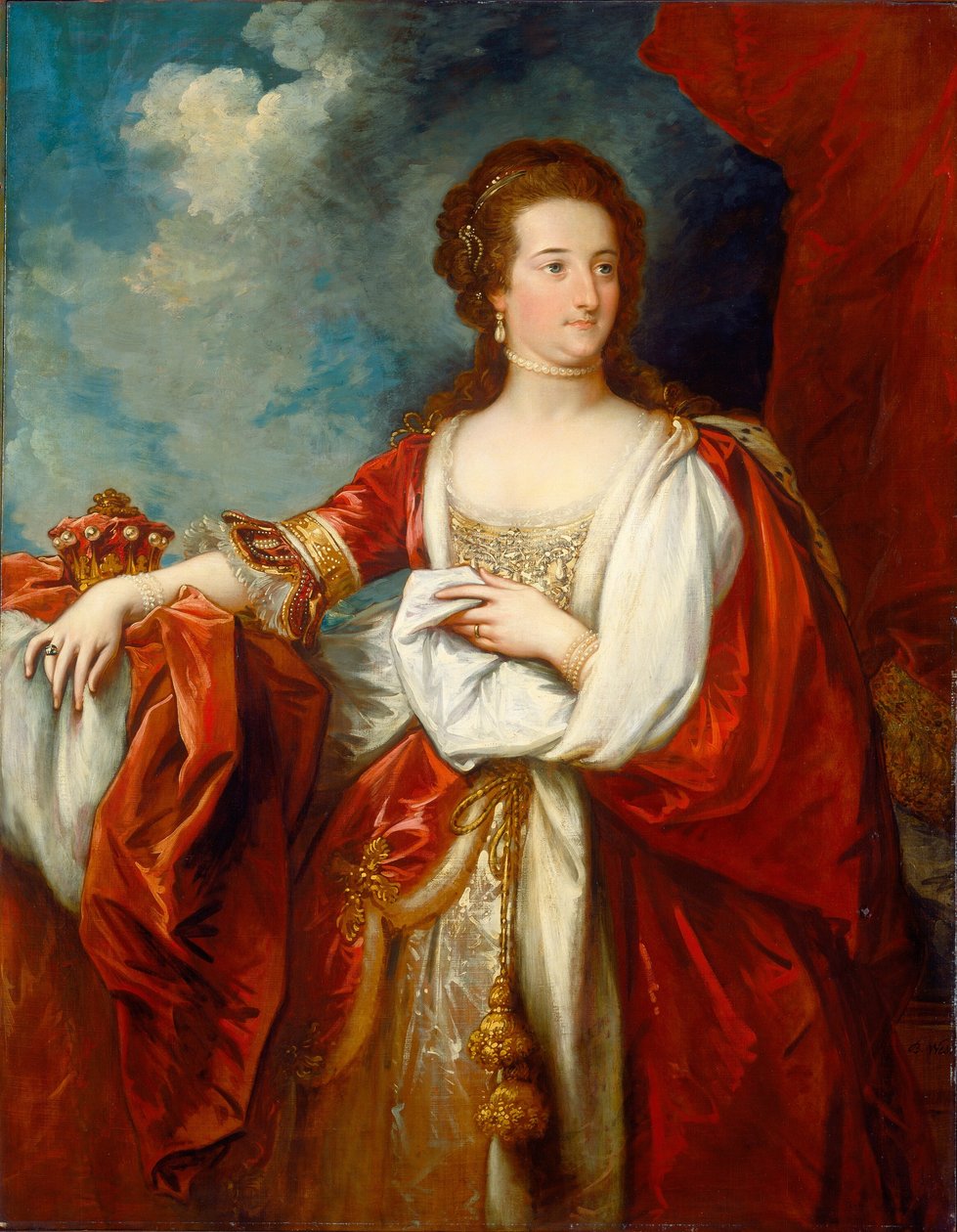 Elizabeth, grevinne av Effingham av Benjamin West