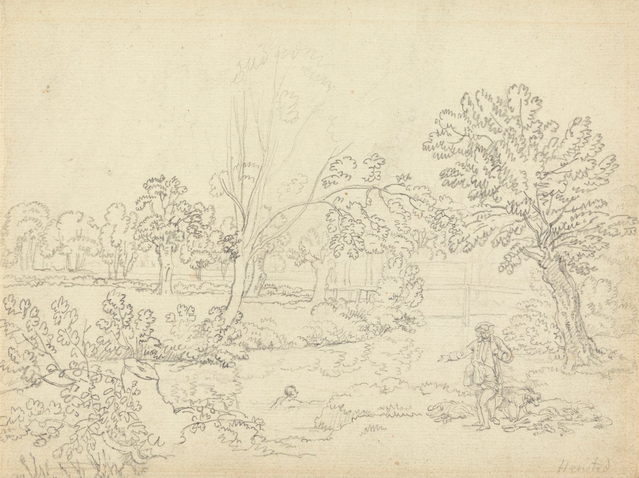 Landskap ved Henstead av Benjamin West