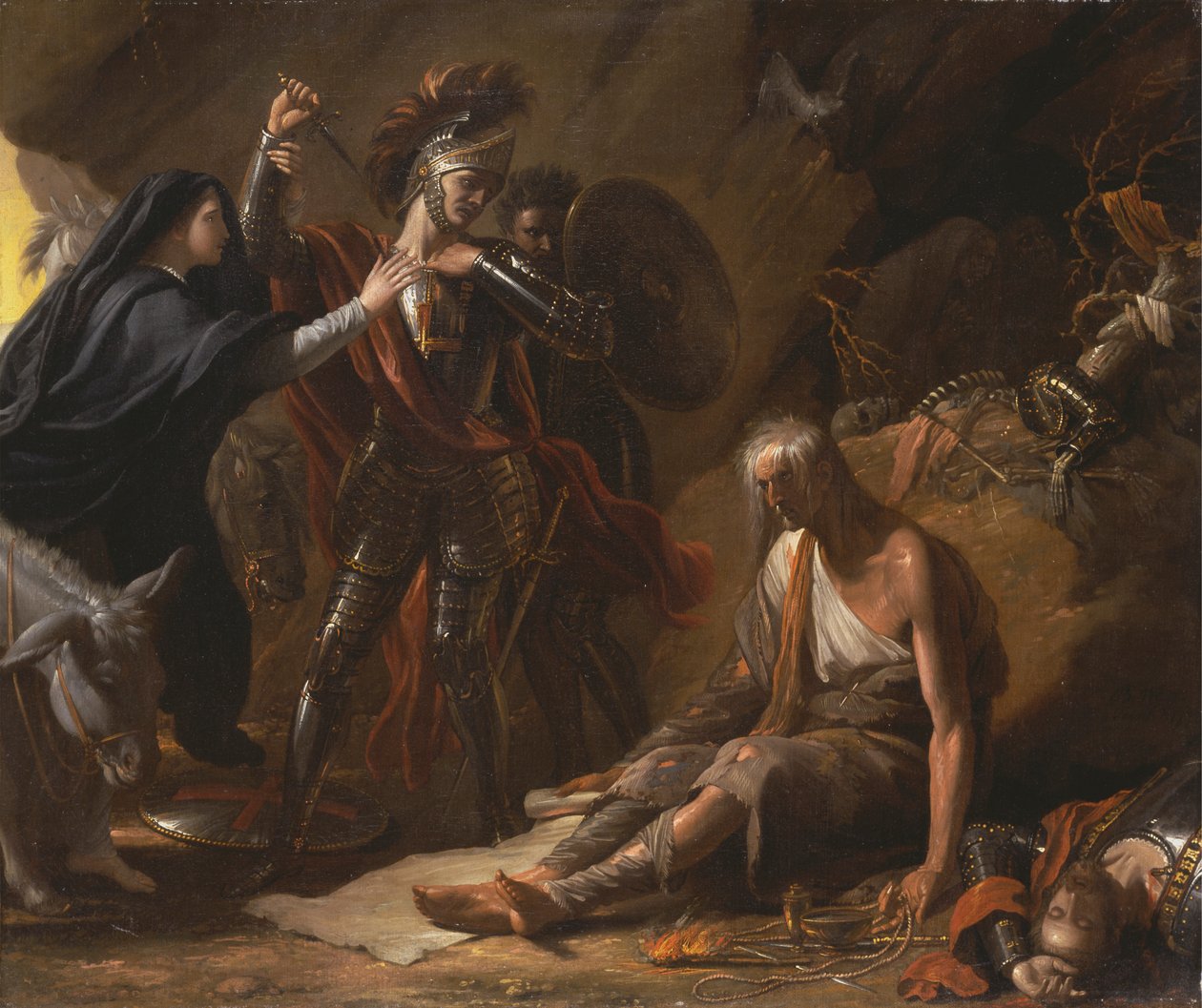Fortvilelsens hule av Benjamin West