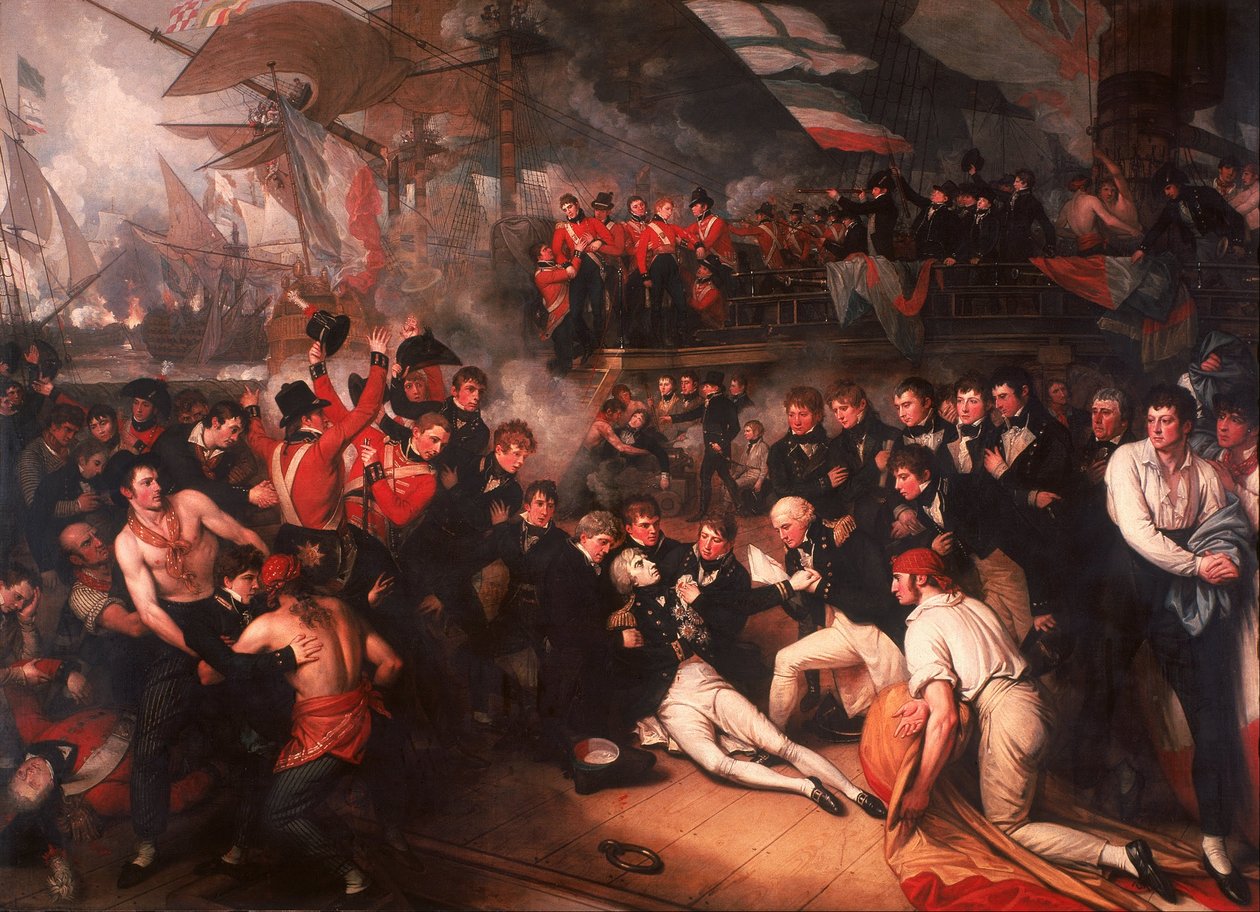 Nelsons død av Benjamin West