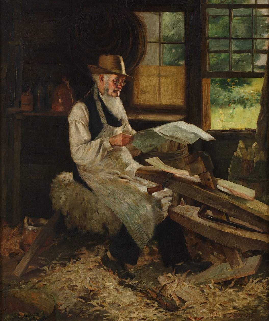 Et ledig øyeblikk av Benjamin West Clinedinst
