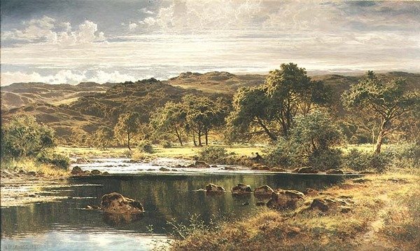 En lys ettermiddag, Nord-Wales av Benjamin Williams Leader
