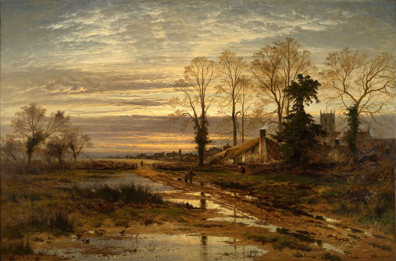 Februar Fill Dyke, 1881. av Benjamin Williams Leader