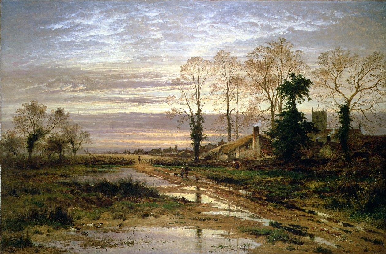 Februar Fill Dyke, 1881 av Benjamin Williams Leader