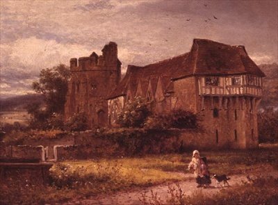 Stokesay Castle, Shropshire av Benjamin Williams Leader