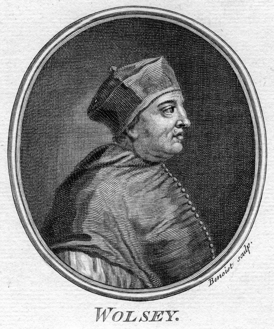 Thomas Wolsey c1475-1530, engelsk statsmann. av Benoist