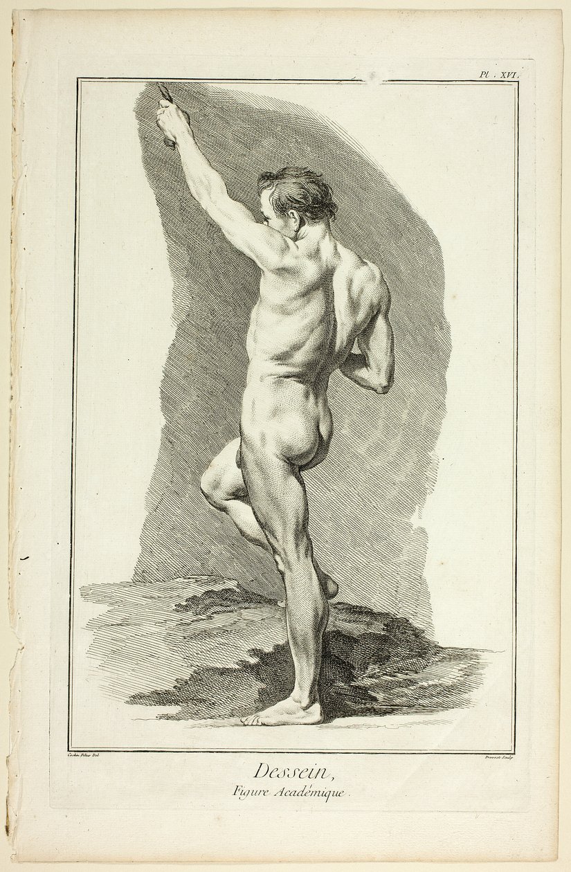 Design: Academic Figure, fra Encyclopédie av Benoit Louis Prevost