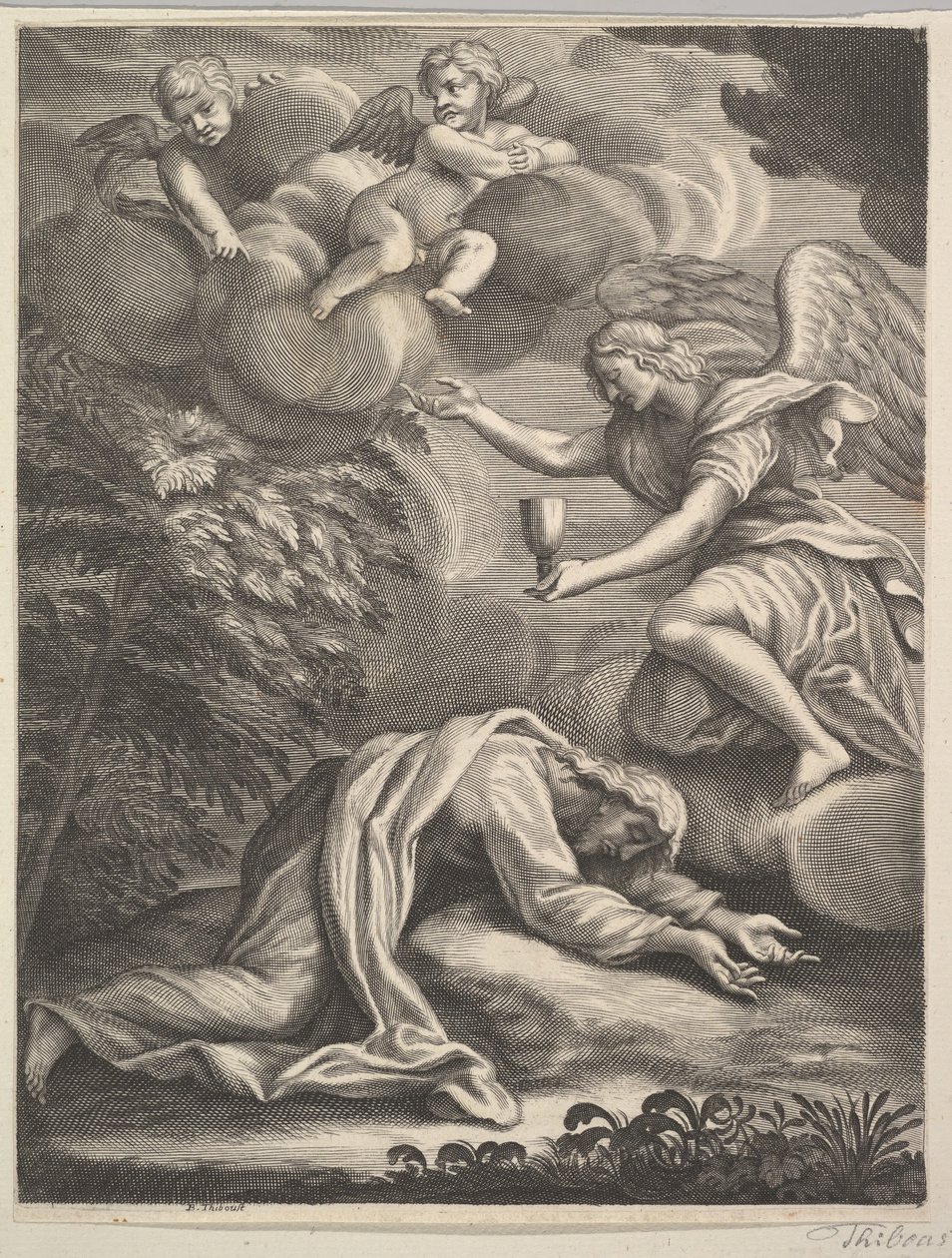 Kval i hagen, 1680-1719. av Benoit Thiboust