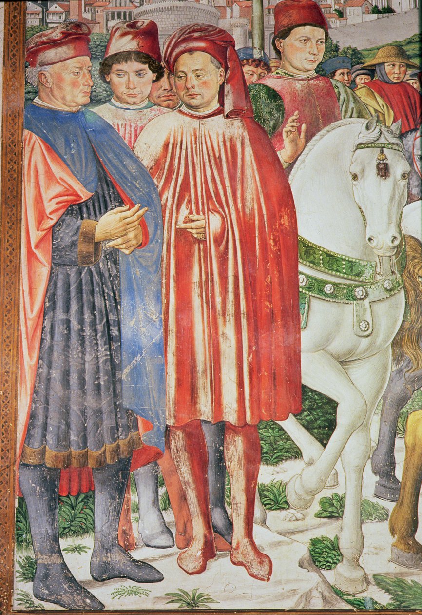 The Life of St. Augustine (detalj) av Benozzo di Lese di Sandro Gozzoli