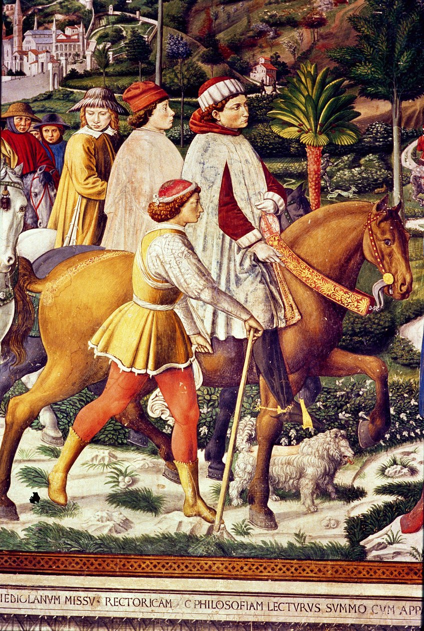The Life of St. Augustine (detalj) av Benozzo di Lese di Sandro Gozzoli