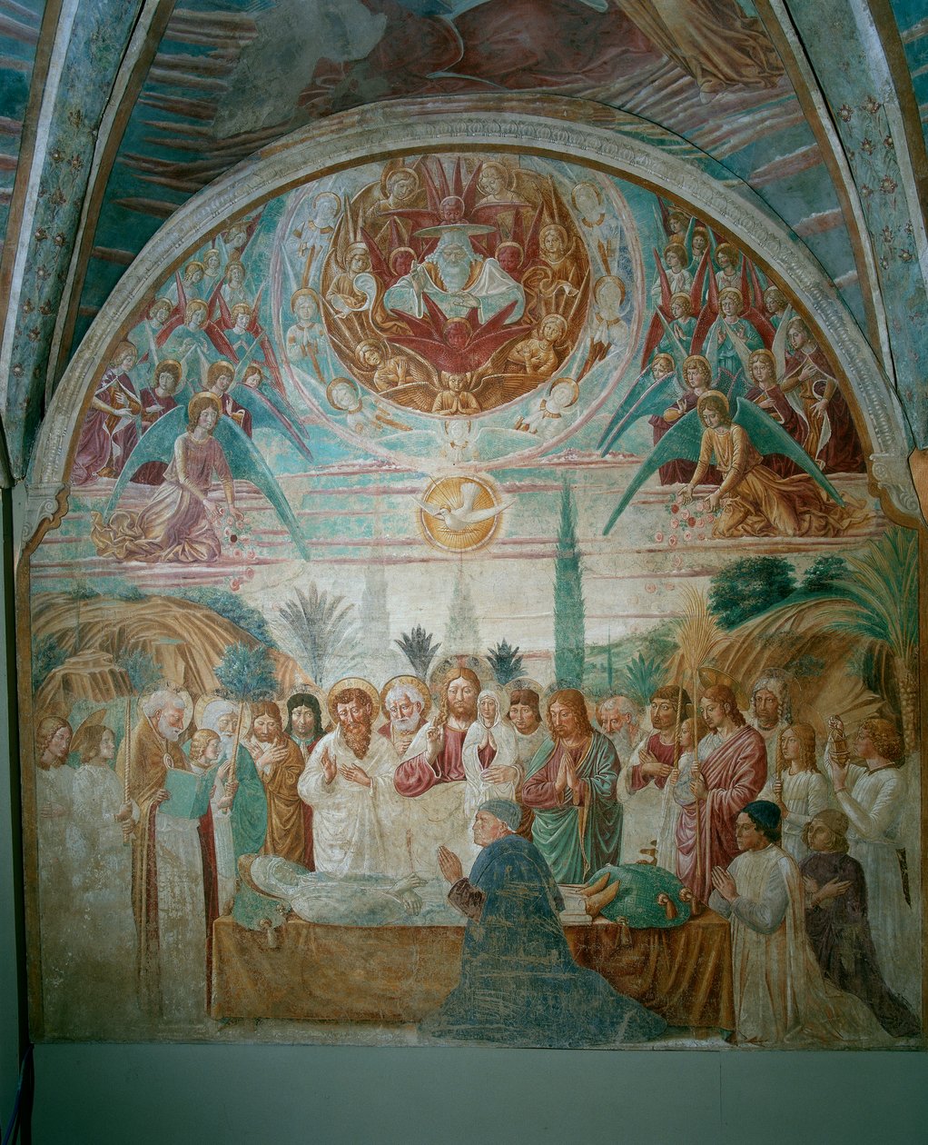 Jomfruens død av Benozzo di Lese di Sandro Gozzoli