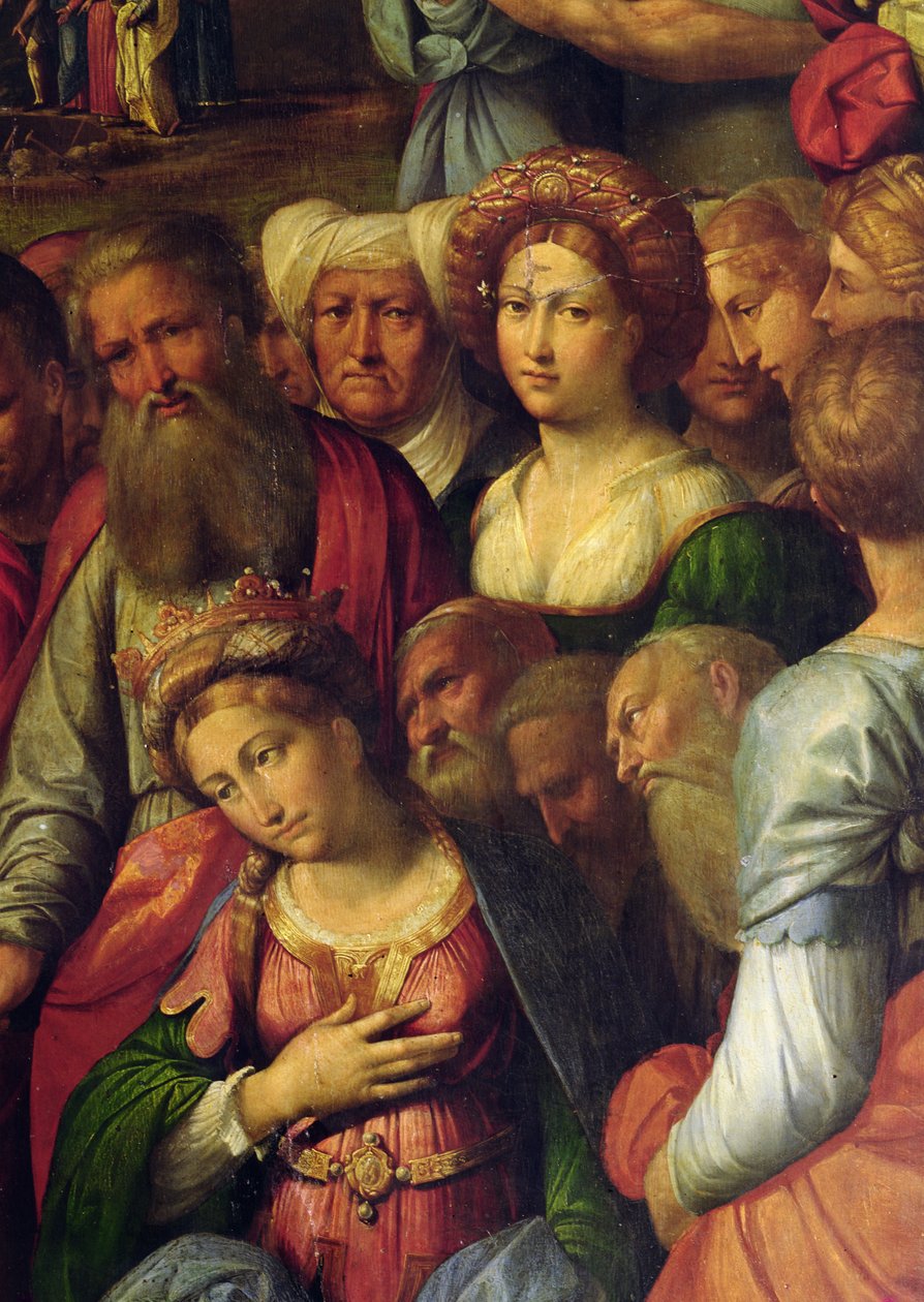 The Carrying of the Cross (detalj av altertavlen) av Benvenuto Tisi da Garofalo