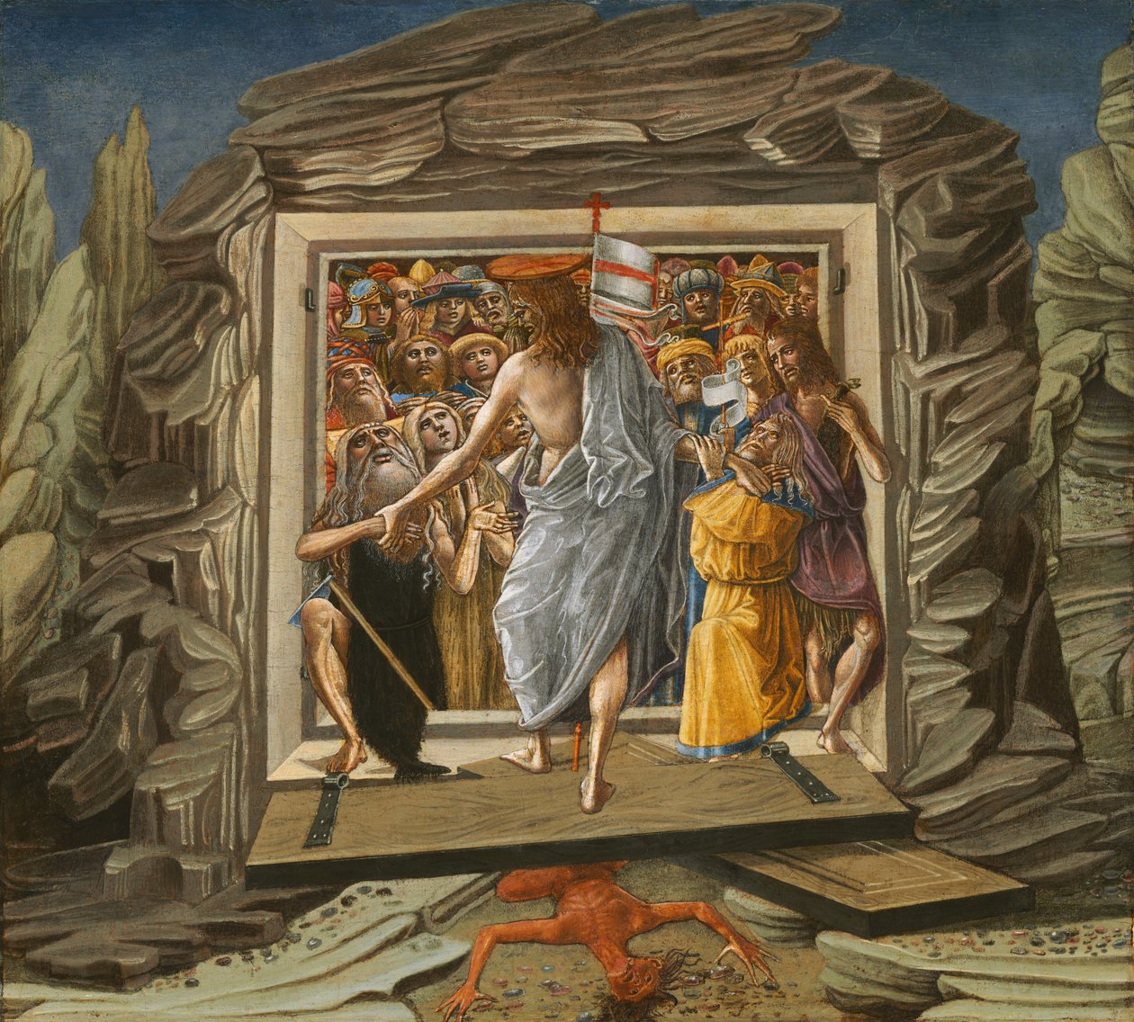 Kristus i Limbo, sannsynligvis 1491. av Benvenuto di Giovanni
