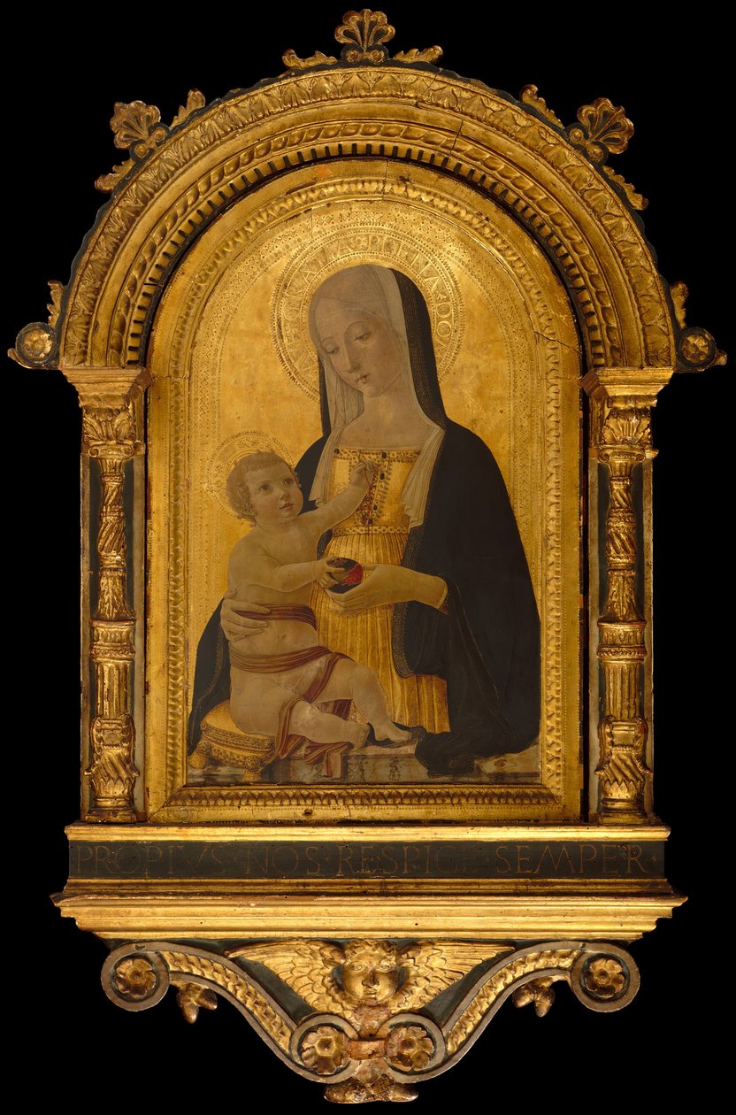 Madonna og barn, ca. 1470. av Benvenuto di Giovanni