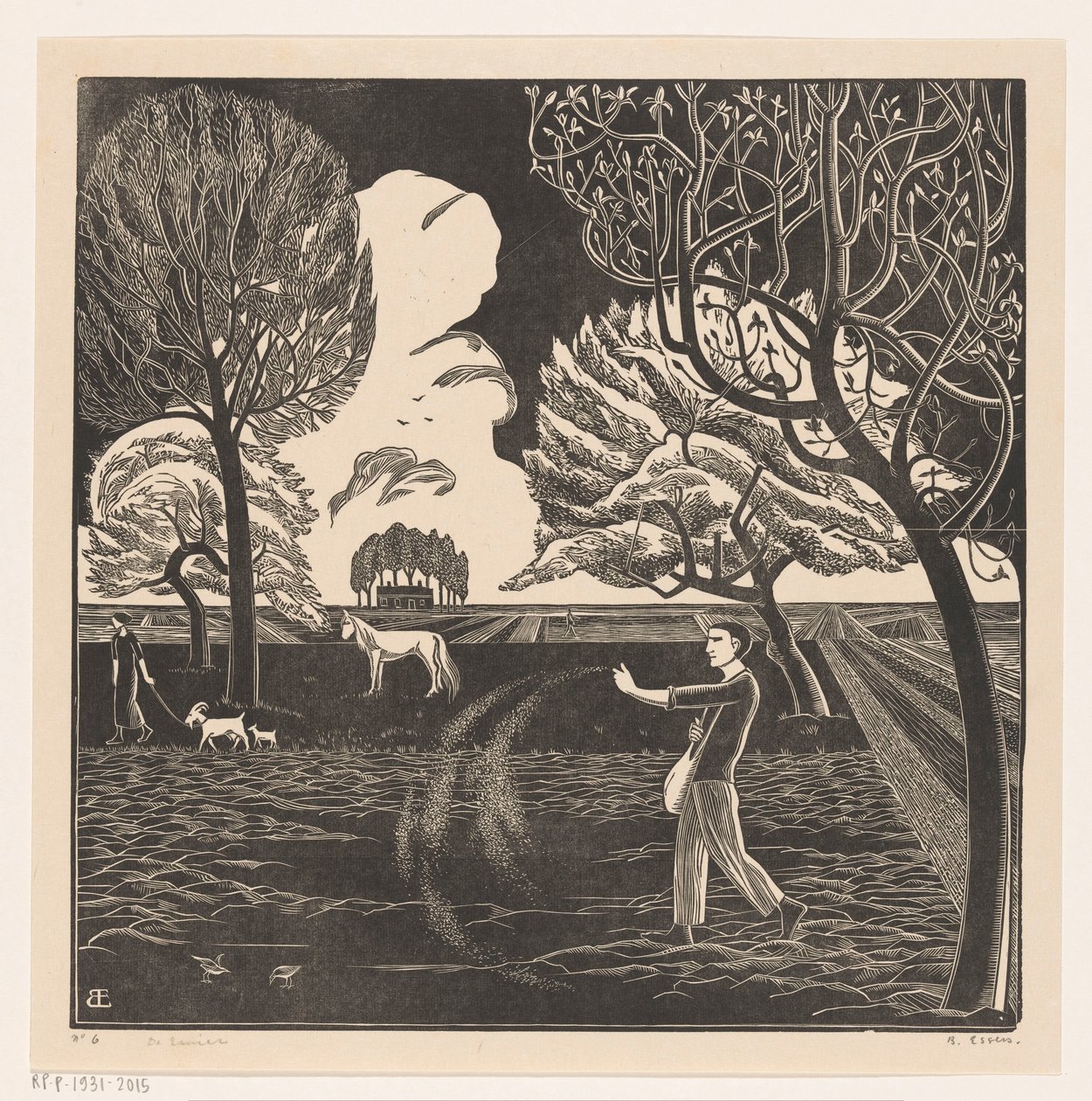 såmann av Bernard Essers (signed by artist)