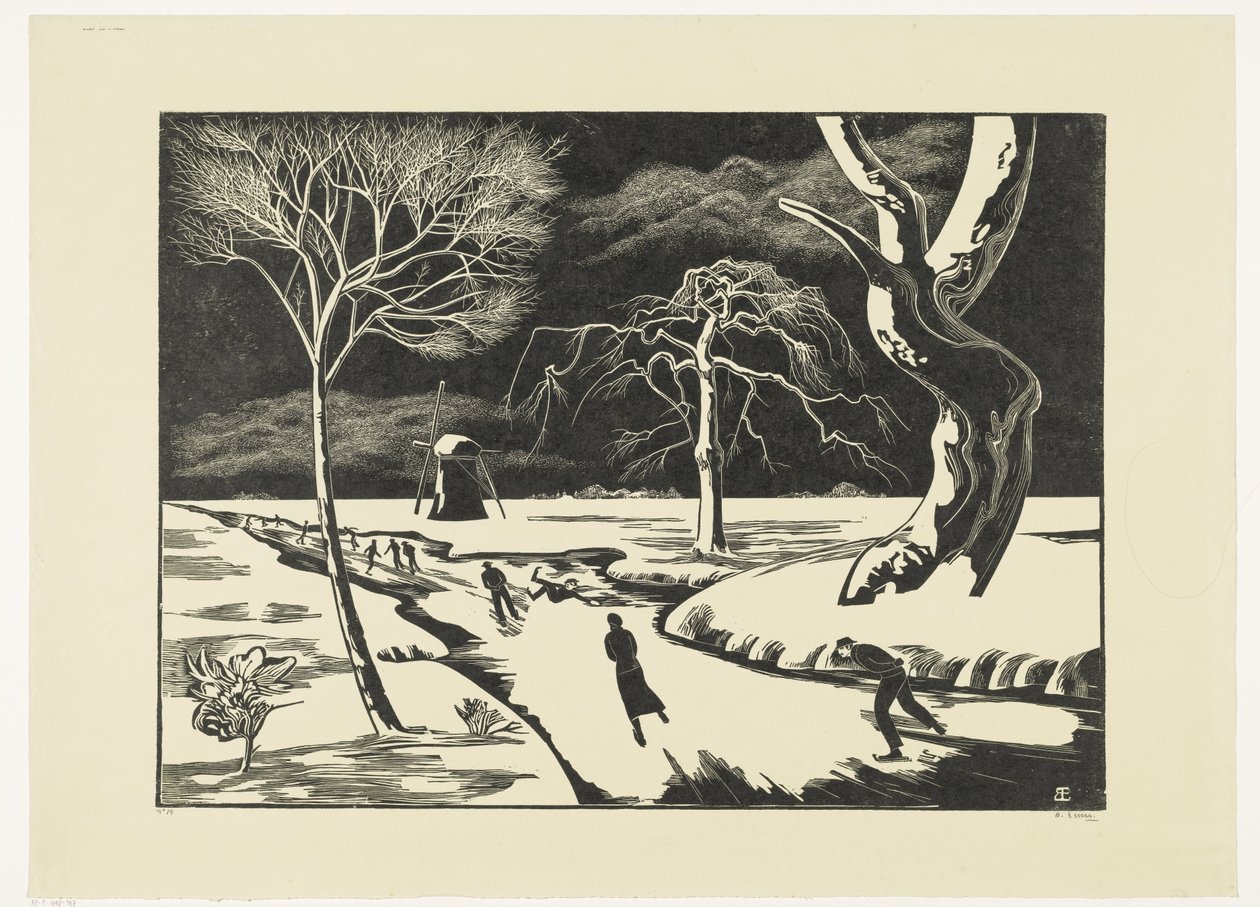 Vinteransikt, folio av Bernard Essers