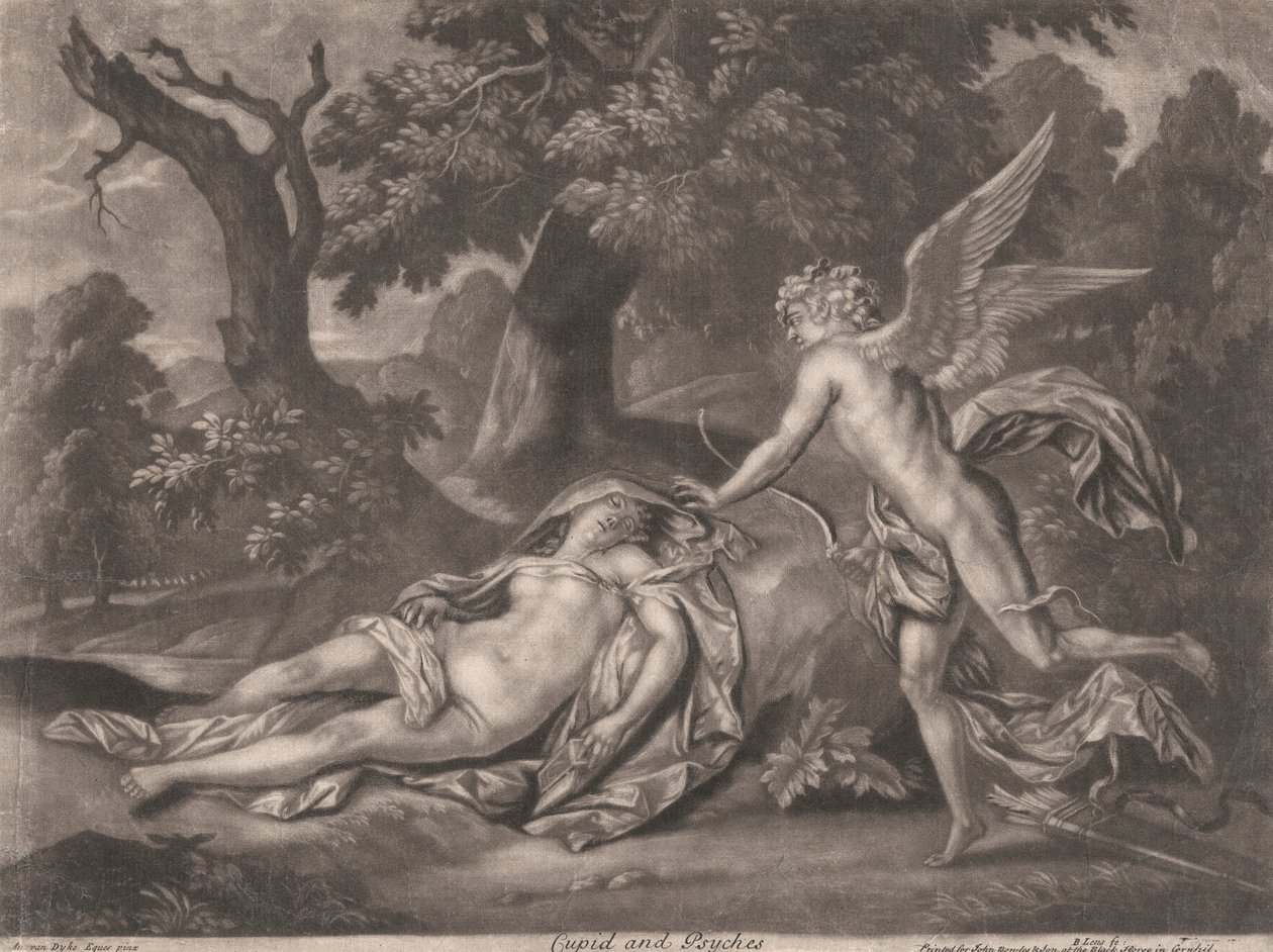 Amor og Psyche av Bernard Lens