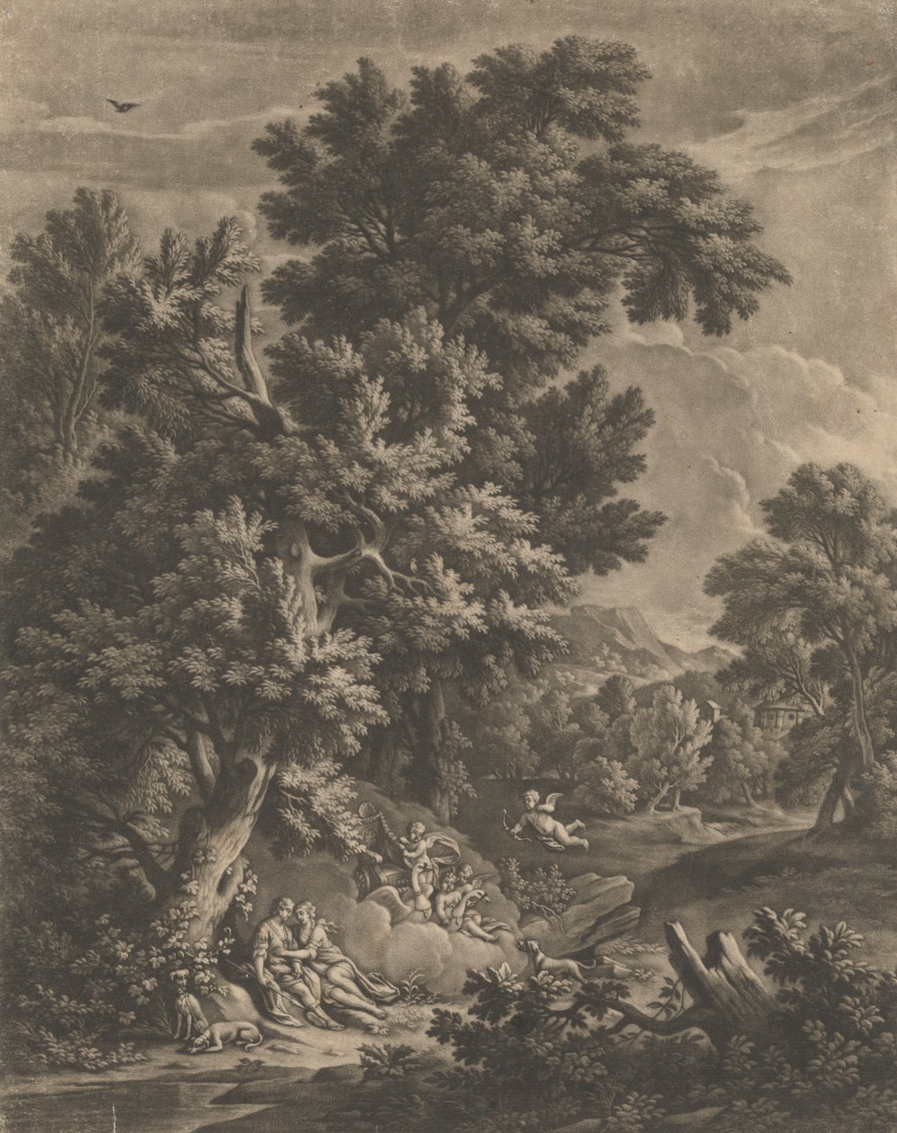 Venus og Adonis av Bernard Lens