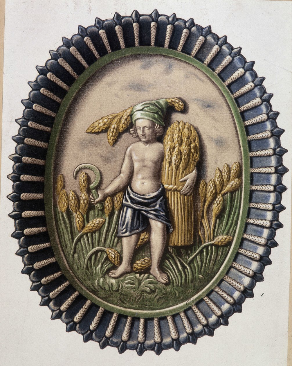 Reapers - Plate av Bernard Palissy av Bernard Palissy
