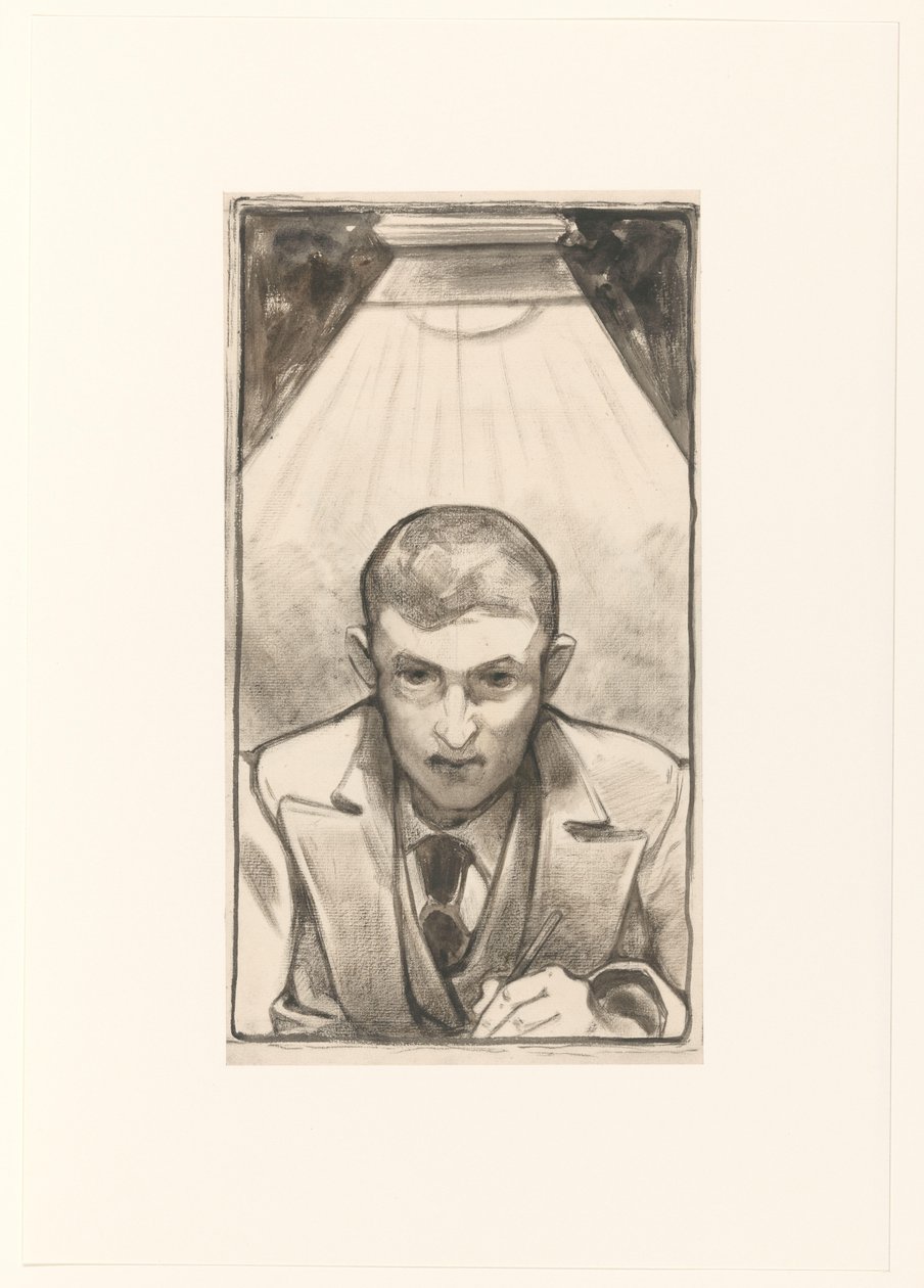 Selvportrett av Bernard Willem Wierink