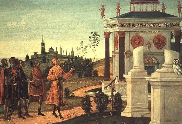 Scipio i eksil av Bernardino Fungai