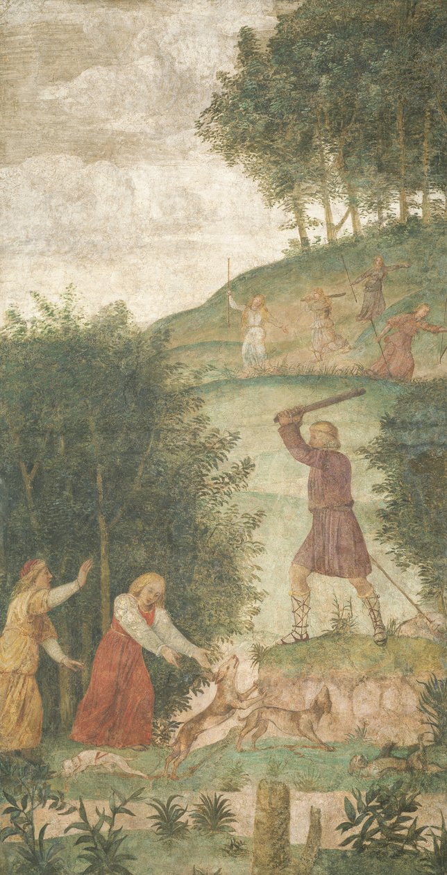 Cephalus straffet på jakten av Bernardino Luini