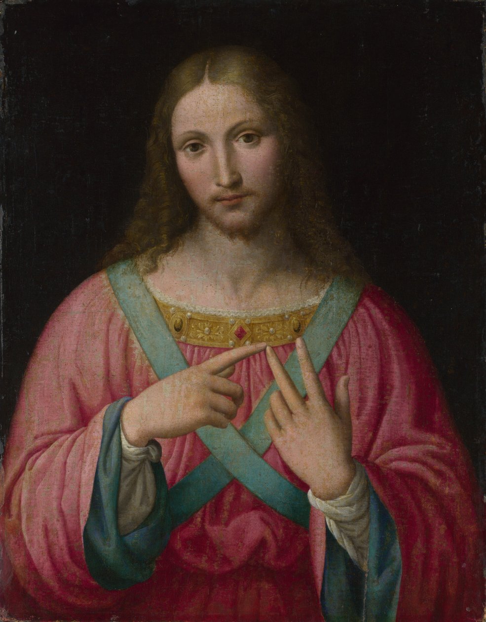 Kristus, etter 1530. av Bernardino Luini after .