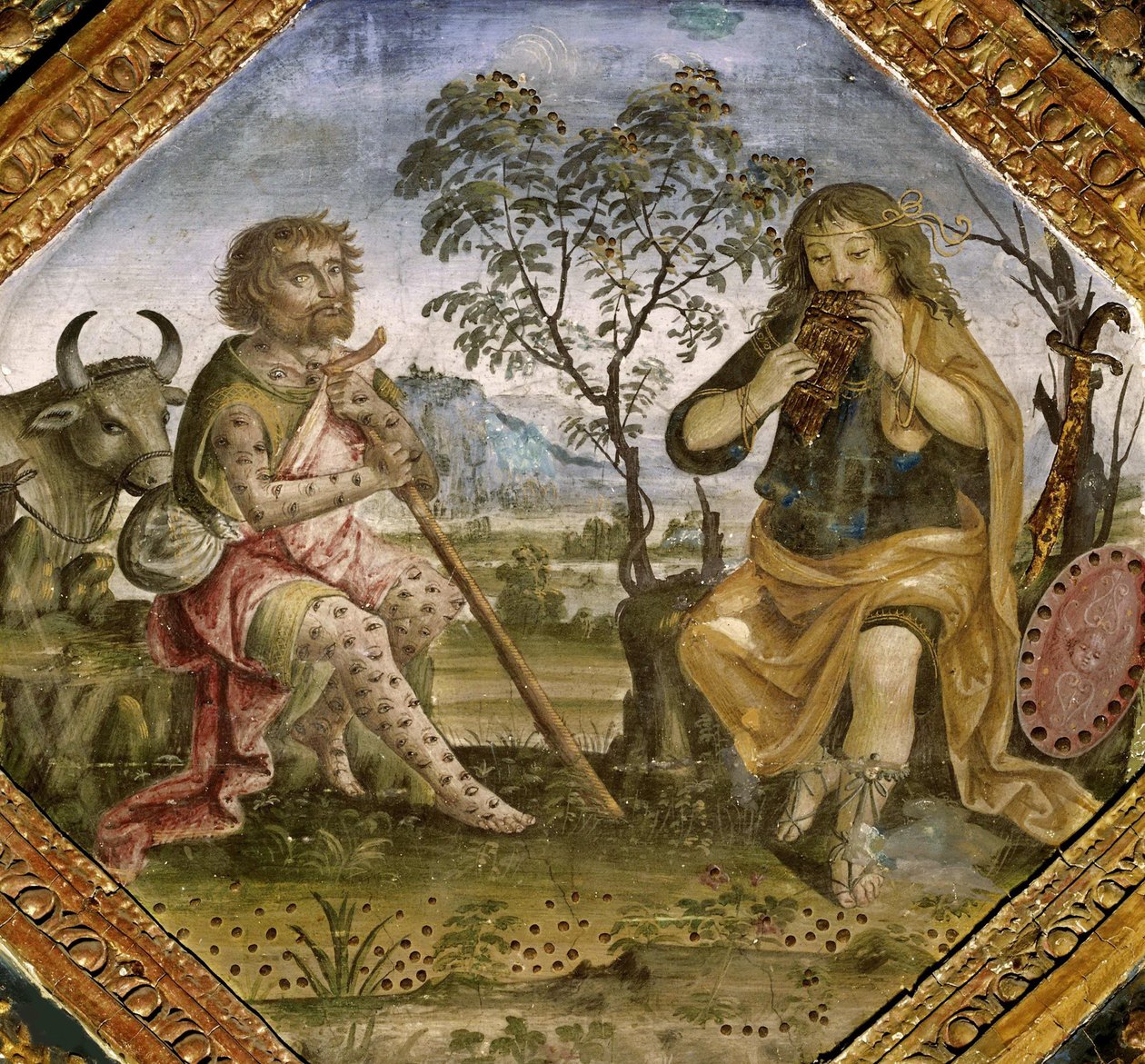 Mercury, Argus og Io, 1492-1494. av Bernardino Pinturicchio