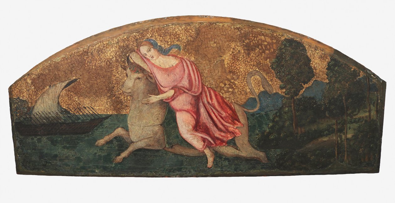 Voldtekt av Europa, ca. 1509. av Bernardino Pinturicchio