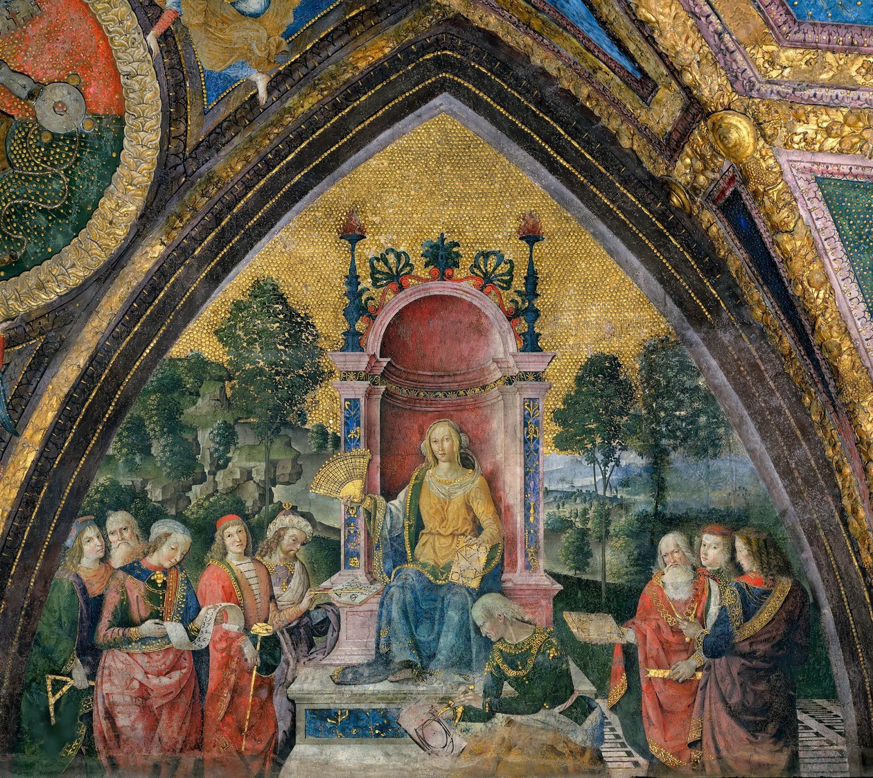The Geometry, 1492-1494. av Bernardino Pinturicchio