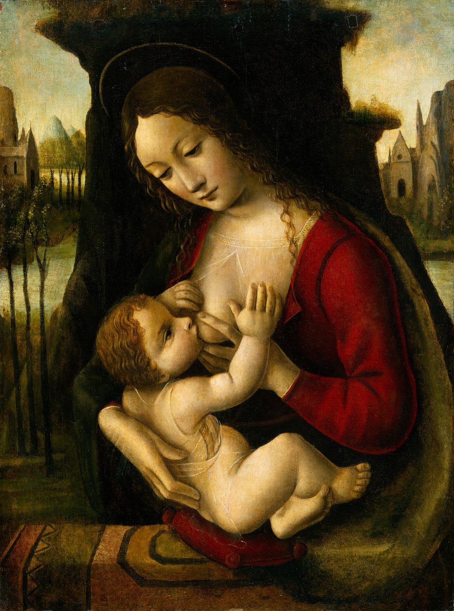 Madonna og barn. av Bernardino de