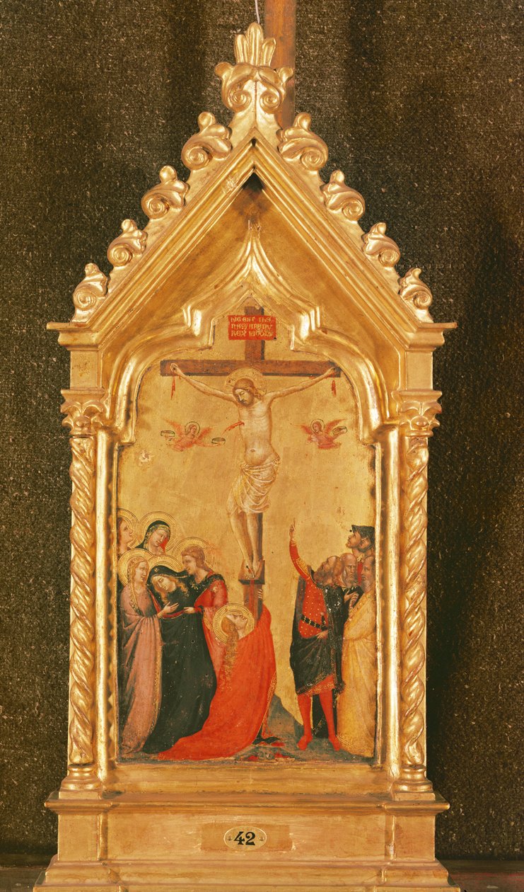 Korsfestelse (tempera på panel) av Bernardo Daddi