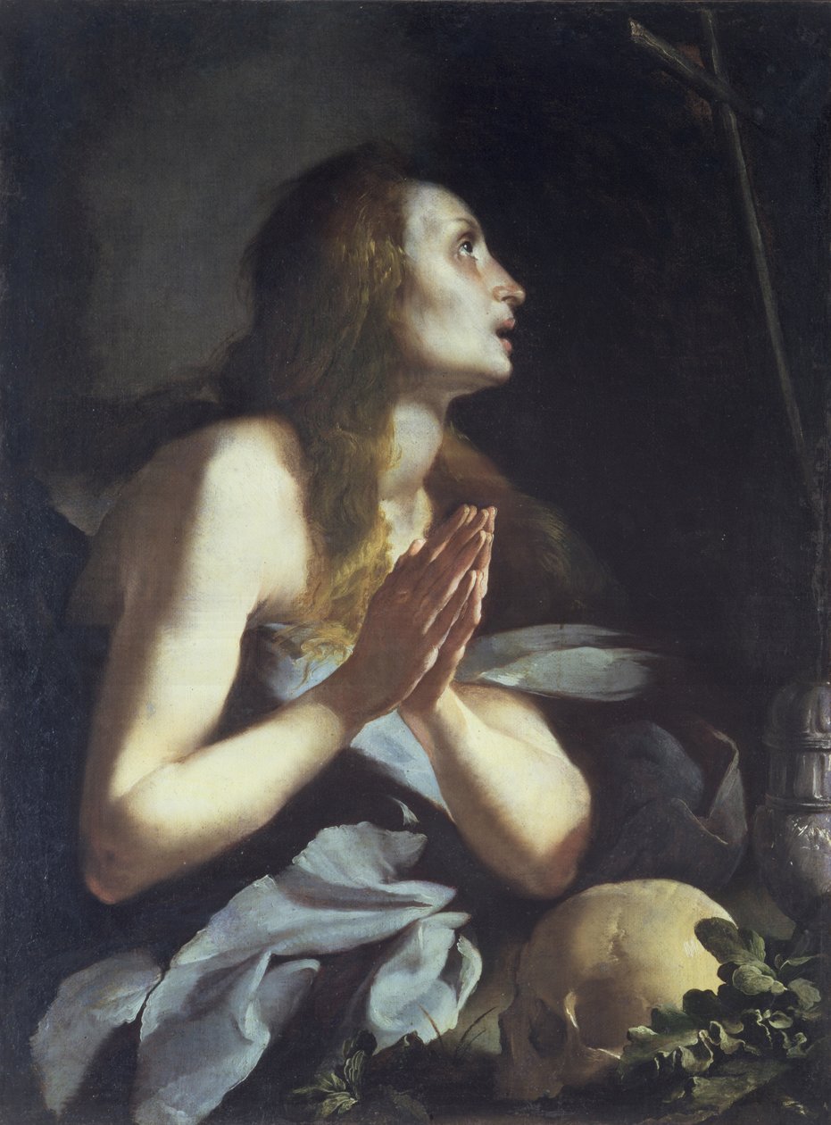 Magdalena, 1617-18 av Bernardo Strozzi