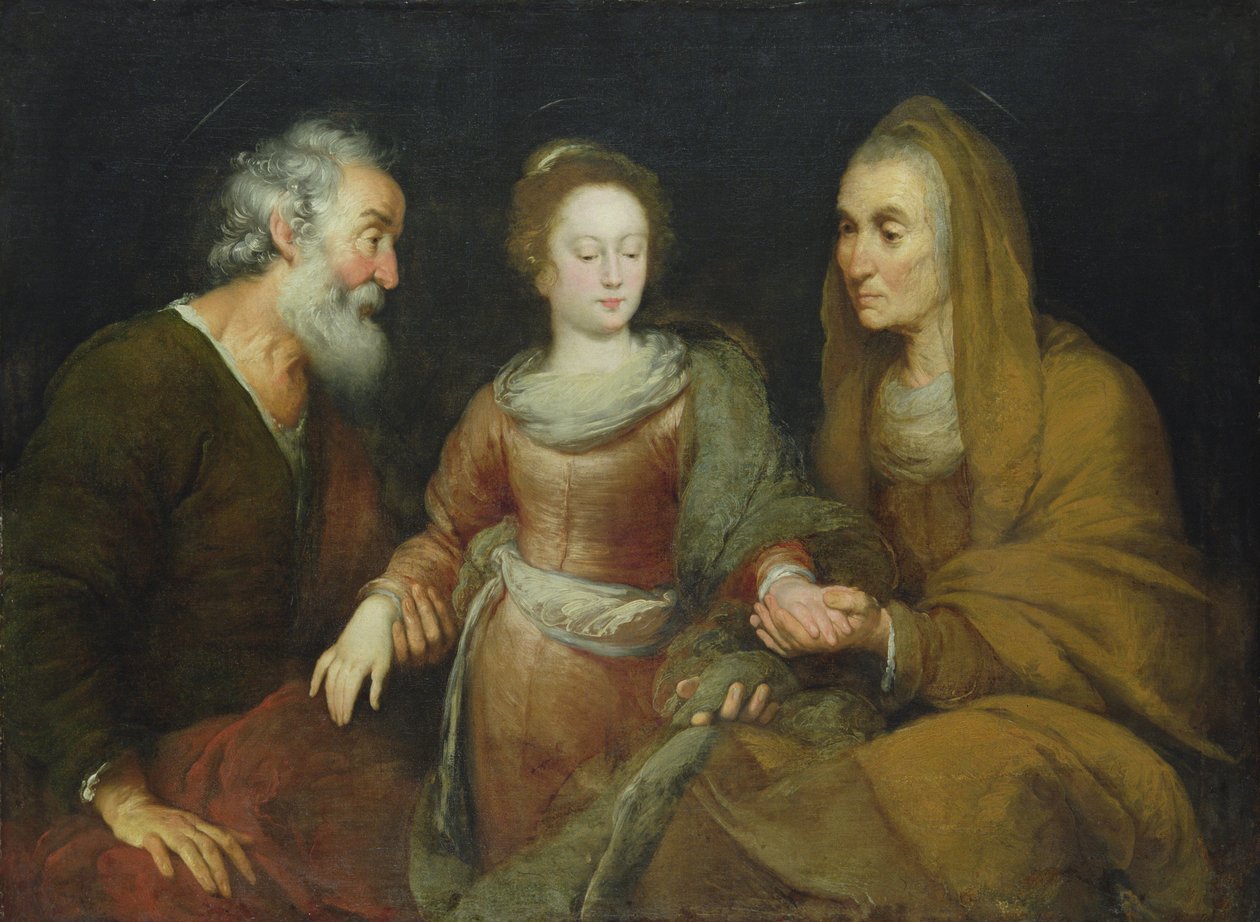 Utdannelsen til Maria av Bernardo Strozzi