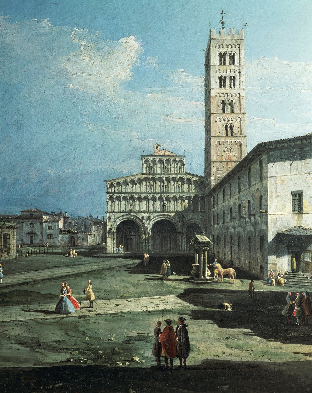 Piazza San Martino, Lucca av Bernardo Bellotto