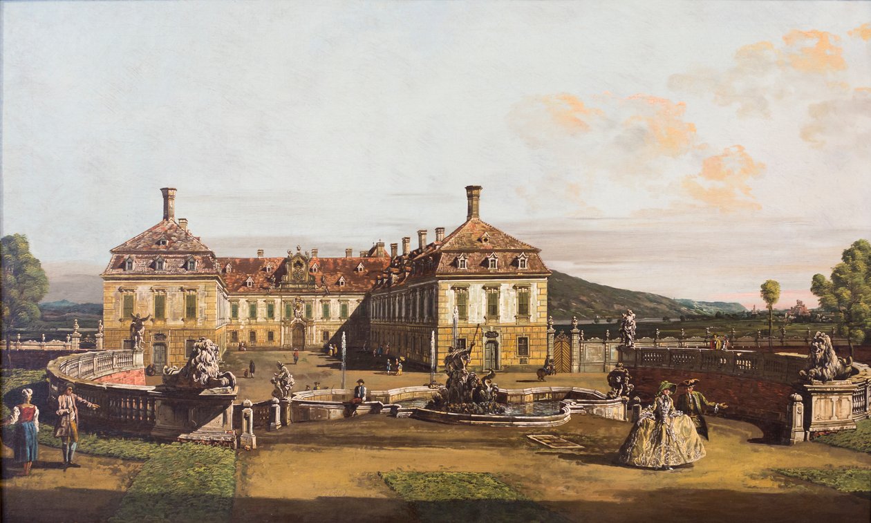 Det keiserlige palasset i Sclosshof av Bernardo Bellotto