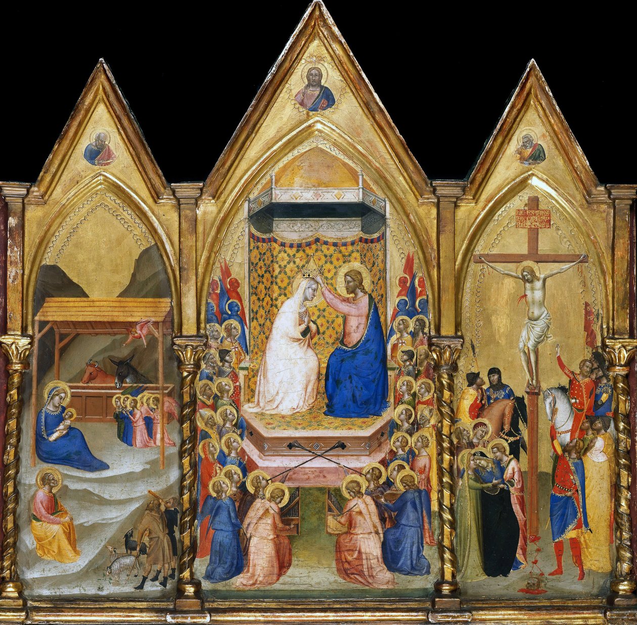 Triptyk altertavle av Bernardo Daddi