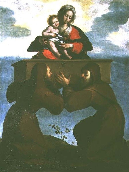 Tilsynekomsten av Madonna Odigitria av Bernardo Strozzi