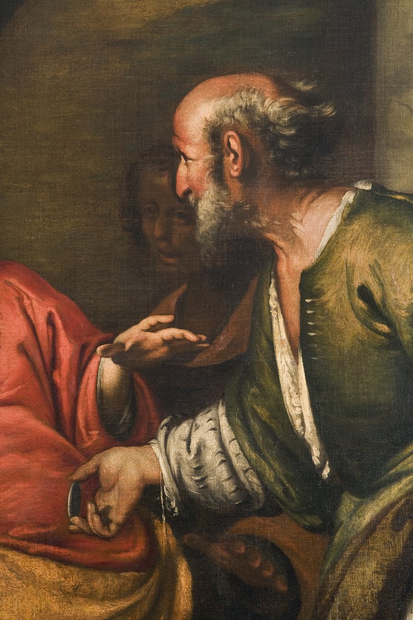 The Tribute Money, ca. 1631, detalj på 3496129 av Bernardo Strozzi