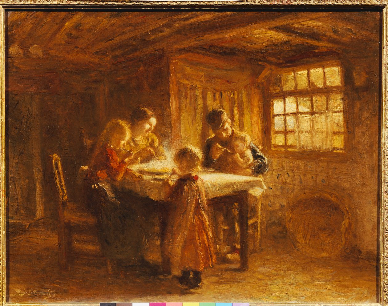 Familiemåltidet av Bernardus Bloomers