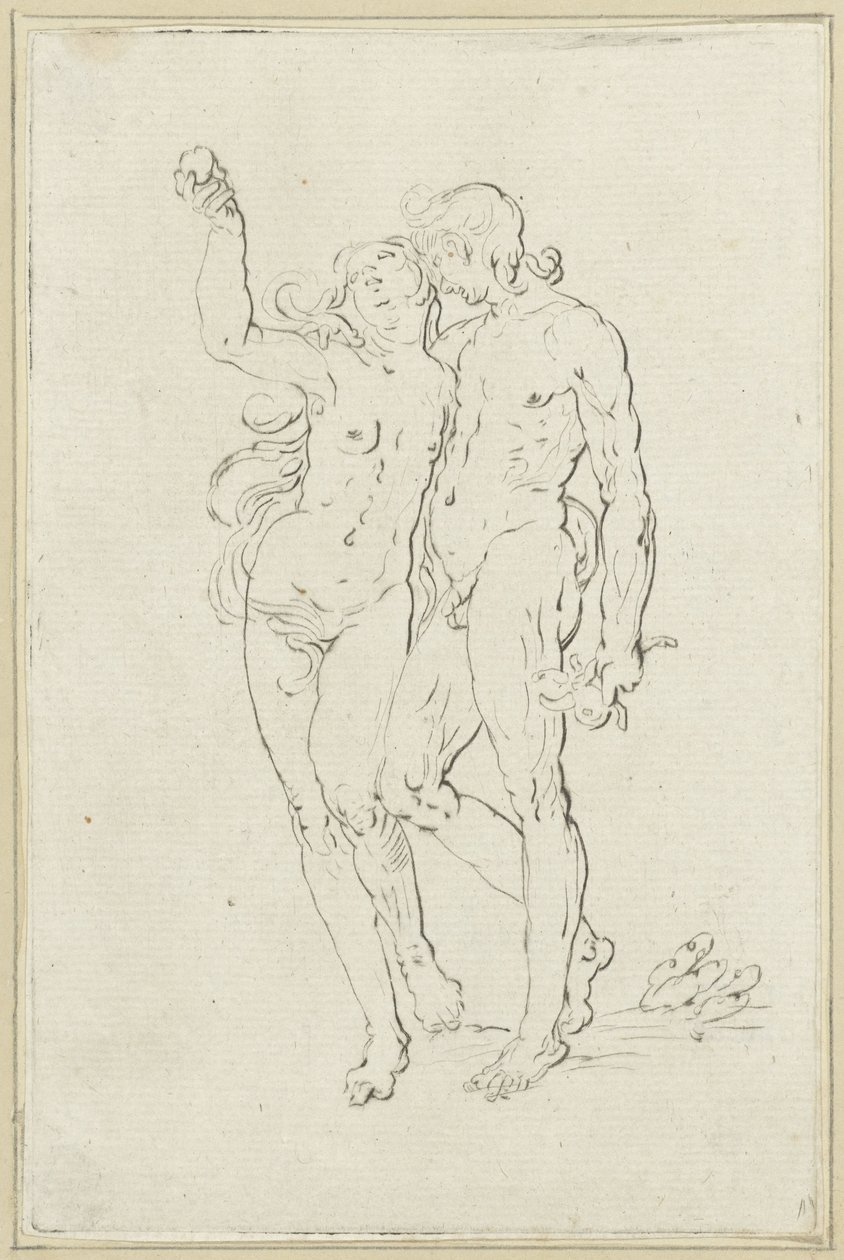 Adam og Eva av Bernhard Schreuder (possibly)