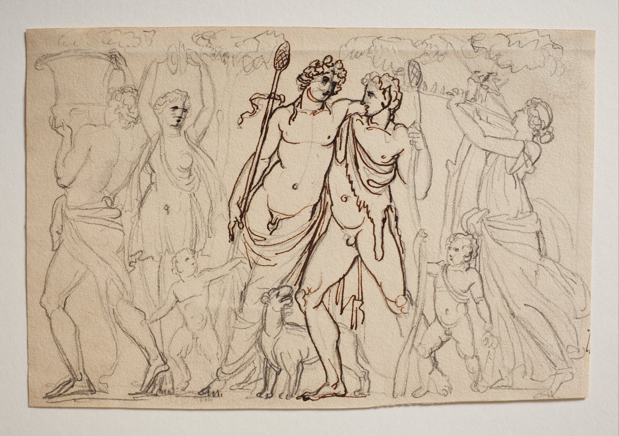 Bacchus -prosesjon av Bertel Thorvaldsen