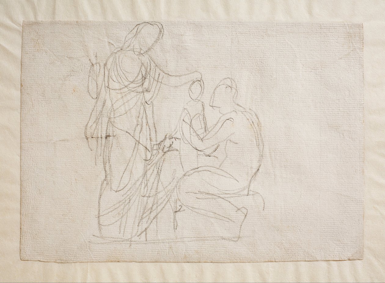 Prometheus og Minerva, av Bertel Thorvaldsen