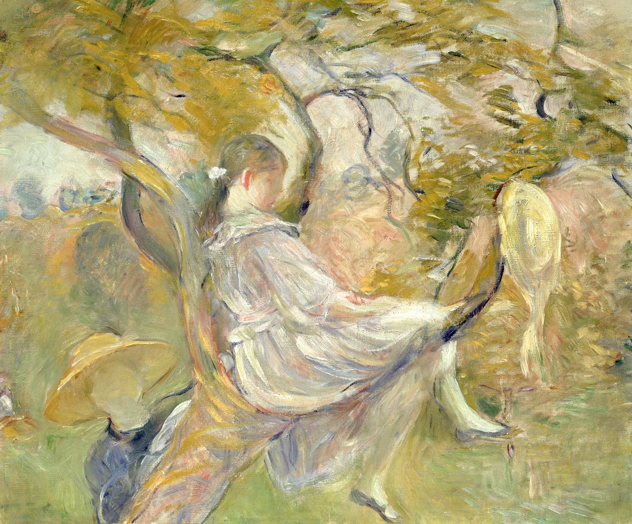 I epletreet, 1890 av Berthe Morisot