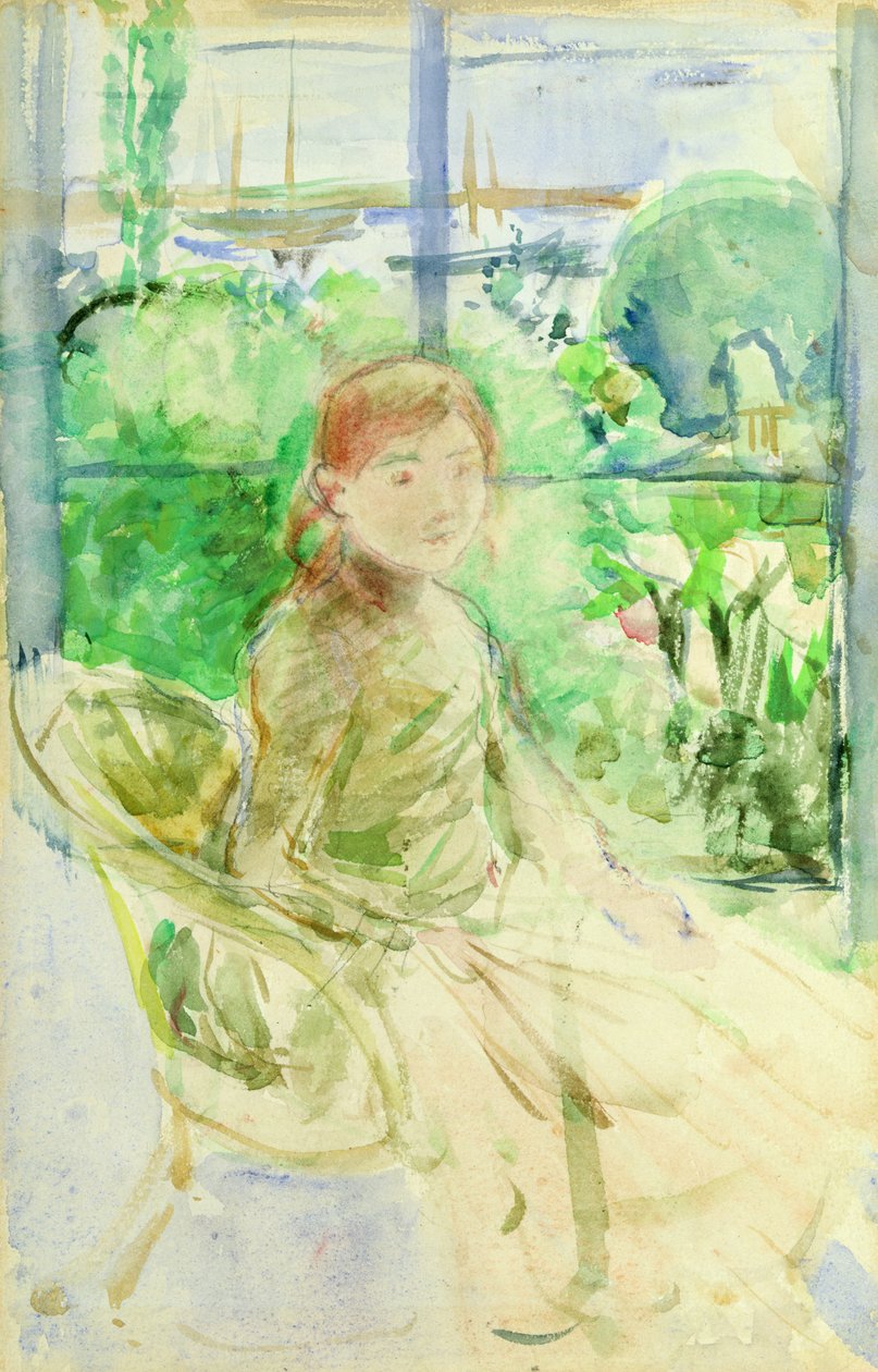 Interiør i en hytte, 1886 av Berthe Morisot