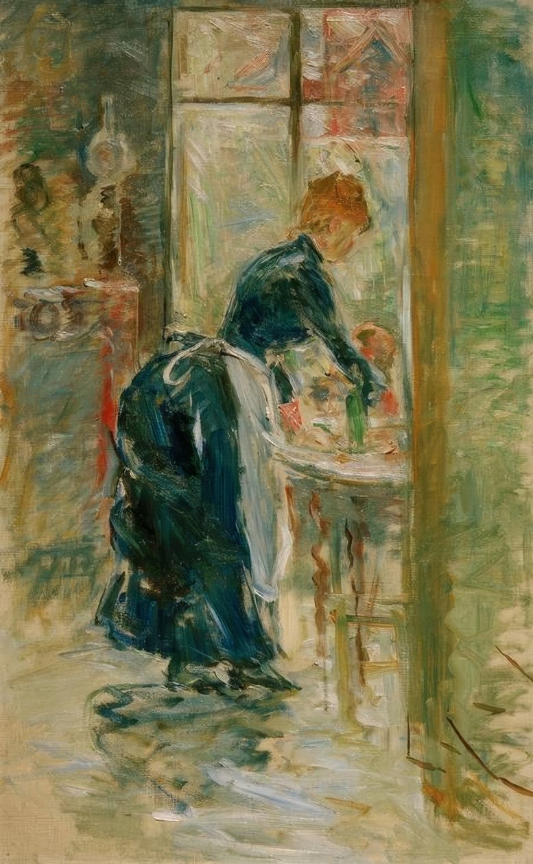 Den lille hushjelpen av Berthe Morisot