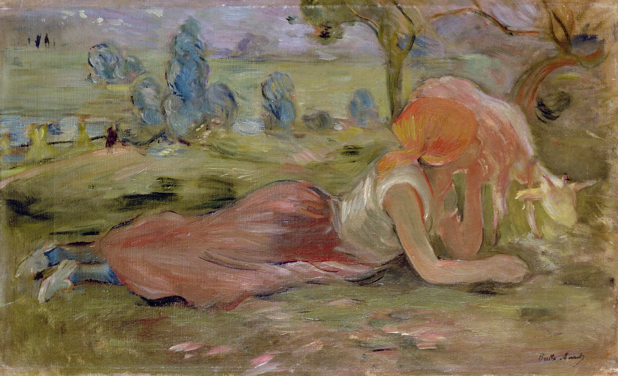 Geitegjeteren, 1891 av Berthe Morisot